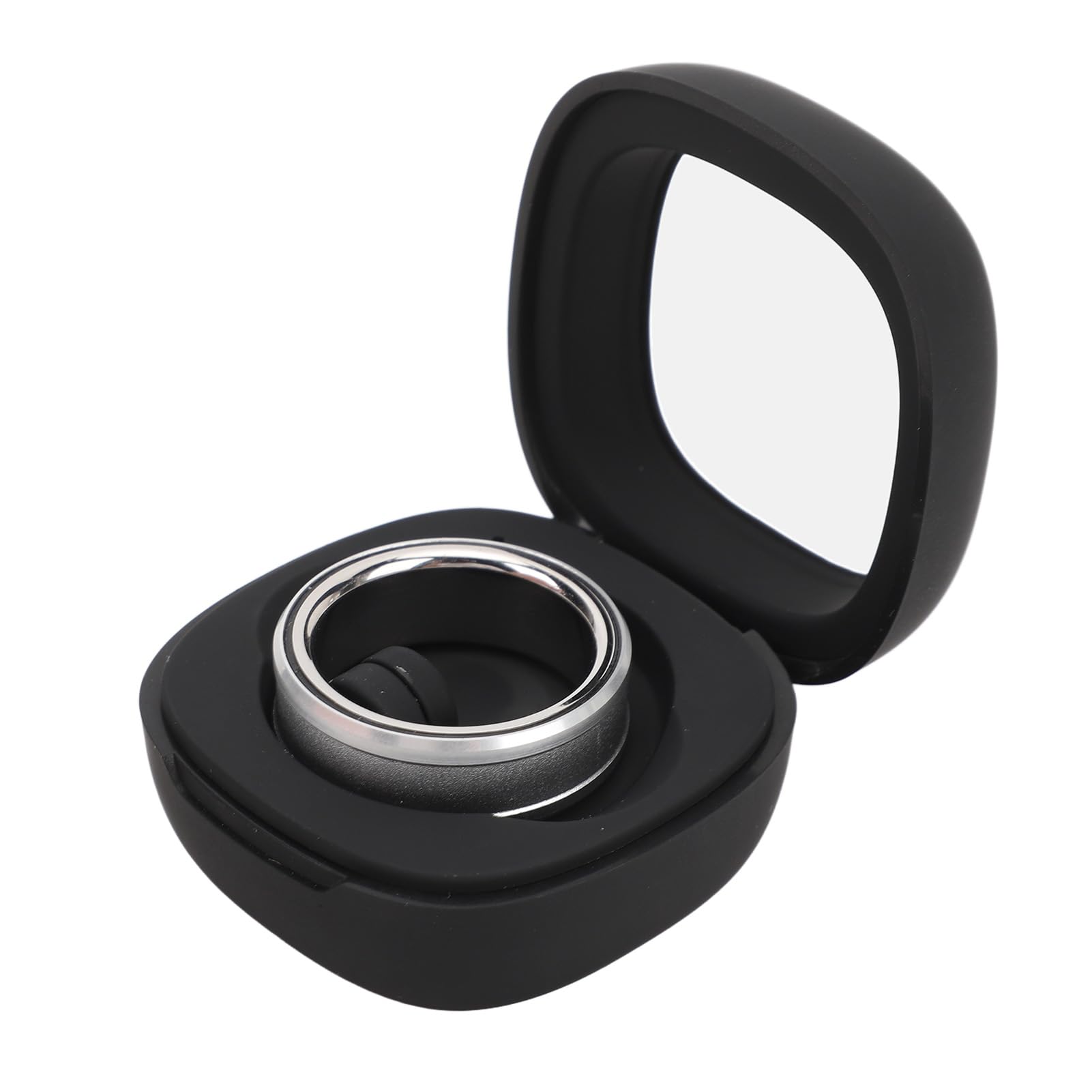 Smart Ring, Smart Health Ring. Smart Health Finger Ring with 400mAh Charging Case, Sports Ring Waterproof for Daily Life, Outdoor Sports, Fitness, (Size 23 20.6mm ID for 64.6mm