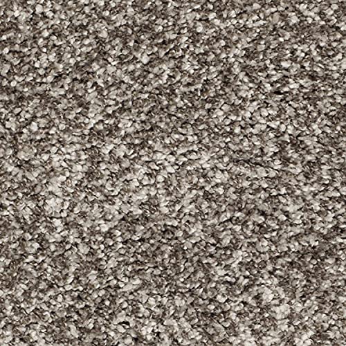 Image of CD Carpet Anti Slip Shaggy Fluffy Fur Rugs and Carpet for Living Room Bedroom Kids Room Plain Circle Carpets for Home with 2 Inch Thickness (Color D /Grey Size 3x3 Feet Round)