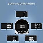 Digital Tape Measure, 656.2ft Long Distance Electronic Rolling Ruler LCD Display, 260mAH Battery, USB Rechargeable Rolling Distance Measuring Tool for Circular Flat Curved Diameter