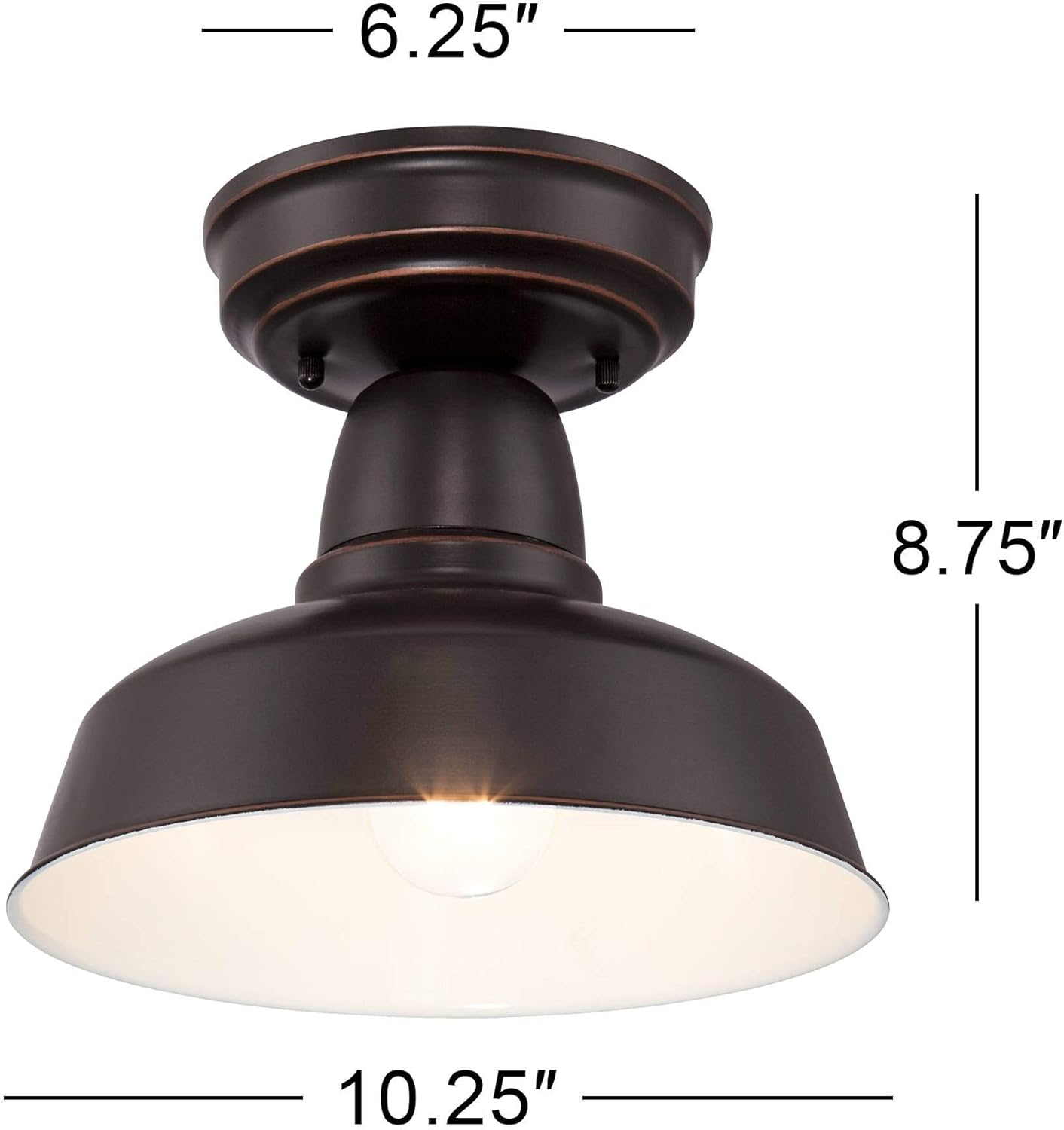 Promo 40% OFF Urban Barn Farmhouse Industrial Outdoor Ceiling Light Fixture Oil Rubbed Bronze Metal 10 1/4 Exterior House Porch Patio Outside Deck Garage Front Door Garden Home Roof Gazebo - John Timberland 60% Off Discount Urban Barn Farmhouse Industrial Outdoor Ceiling Light Fixture Oil Rubbed Bronze Metal 10 1/4 Exterior House Porch Patio Outside Deck Garage Front Door Garden Home Roof Gazebo - John Timberland