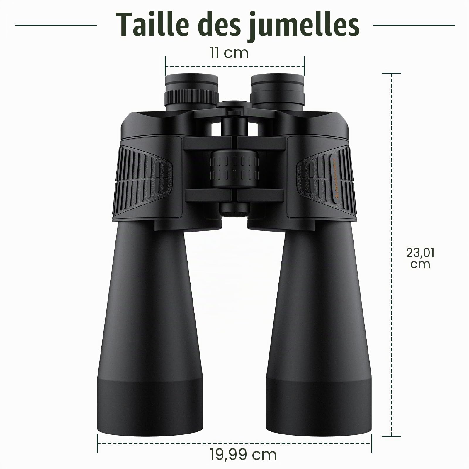 Aurosports Jumelles 20x70 HD Haute Puissance BAK4 Prisme pour Adultes Observation Oiseaux Chasse Voyages