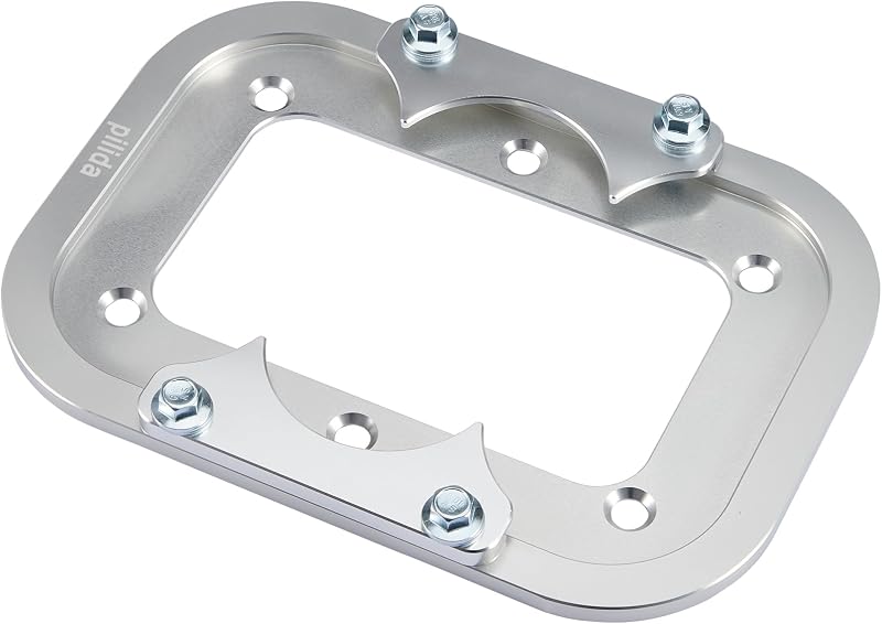 Bandeja de bateria em aluminio billet Pilida para baterias Optima 34, 34/78, D34 e D34/78 – Kit