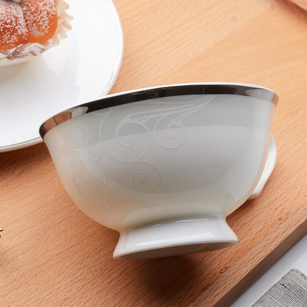 Ceramiczny Czajniczek I Filiżanki Do Herbaty/Kawy, Zestaw Do Herbaty Z Porcelany Kostnej Royal Family 225 Ml, Filiżanki I Spodek, Łyżeczka, Zestaw 6 Sztuk
