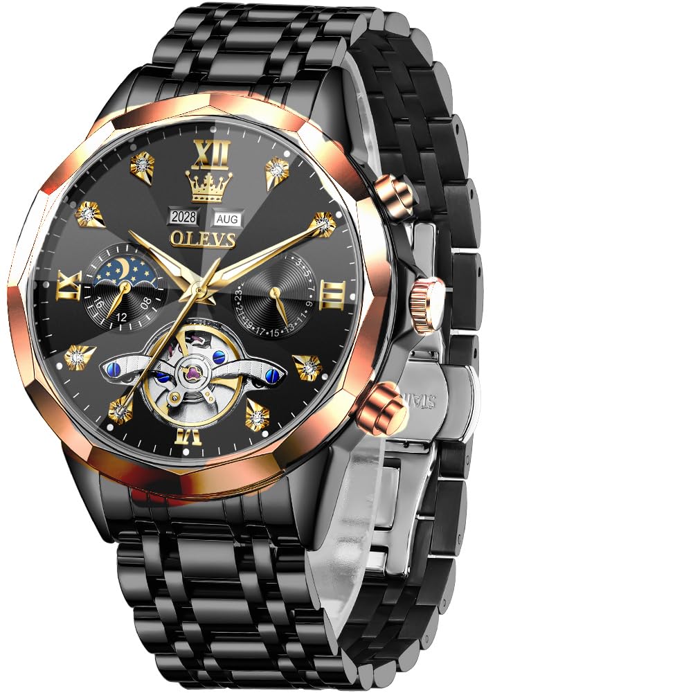 OLEVS Womens Watches Automatic Luxury Dress Ladies Watch Self Winding Female Wrist Watch