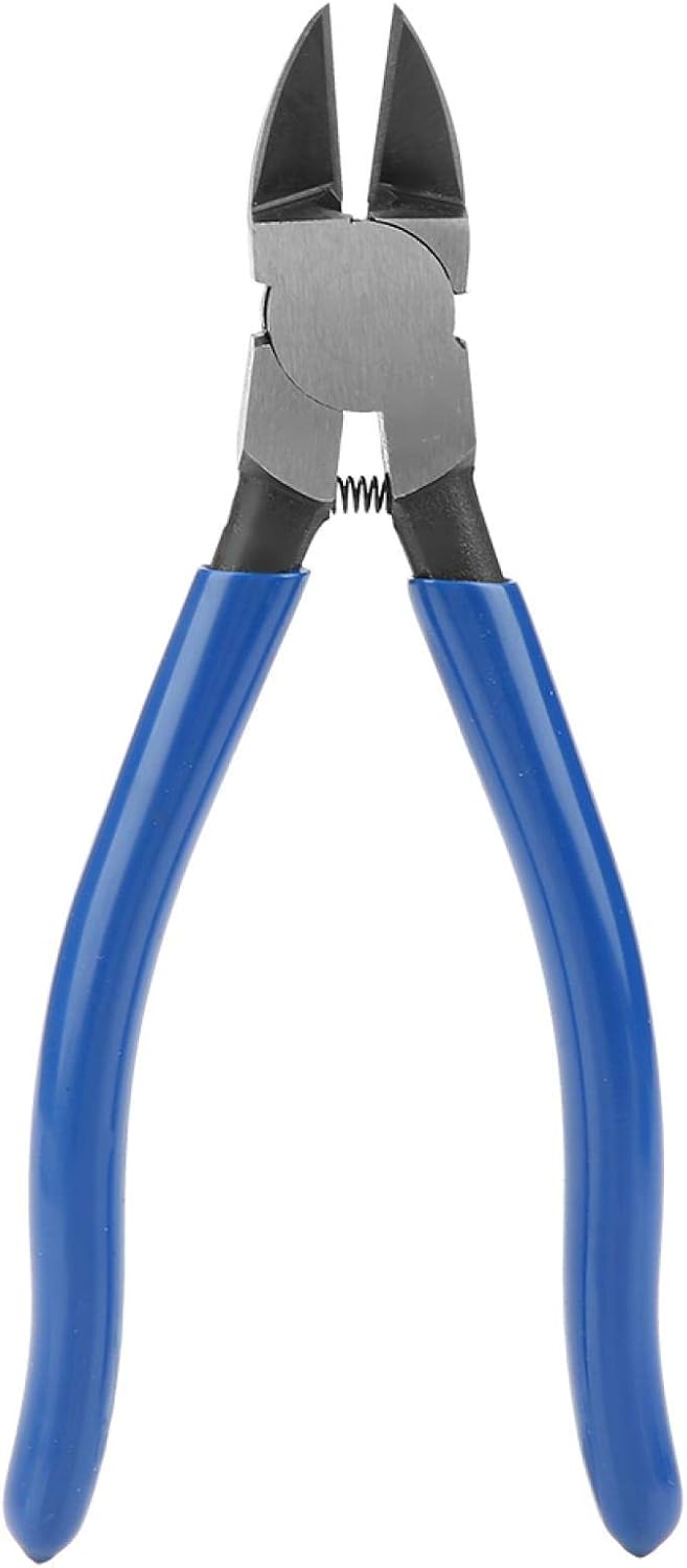 Kadimendium Diagonal Pliers Chrome Vanadium Steel Cutting Nippers Electrical Wire Cable Cutters Electronic Hardware Snips Professional Rope Shearing Stripper 8Inch