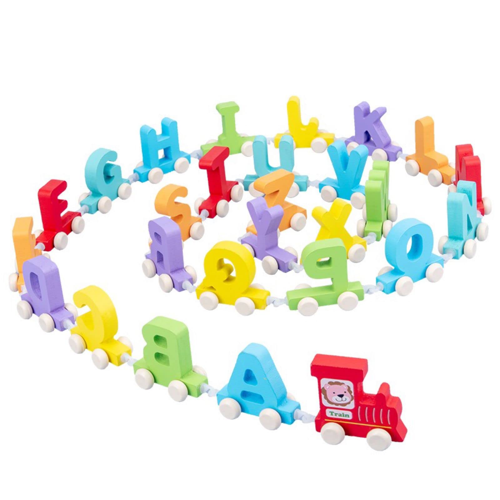 HIGHLANDAlphabet Train Learning Toy for Toddlers – Alphabet Learning Toys for Toddler Kids, Alphabet Toys for Toddlers – Early Learning and Education Toys for Boys Girls