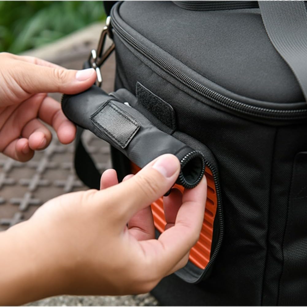Custodia da viaggio per Jackery Explorer 1000 e 1000 V2 Power Station portatile – Borsa impermeabile in tessuto Oxford con tasche frontali per cavi e accessori – 33