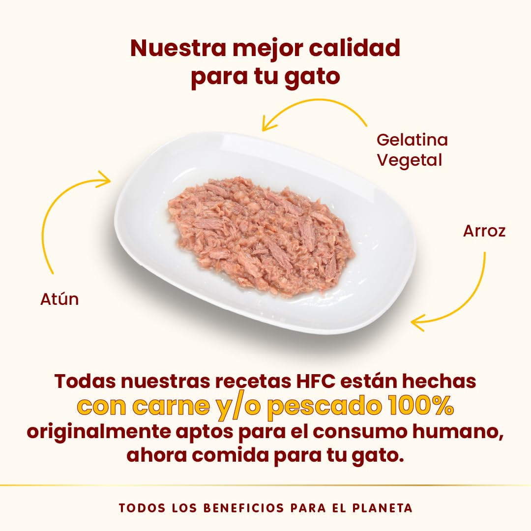 almo nature HFC Jelly - Atún - Comida húmeda para Gatos Adultos: 24 latas de 150 g