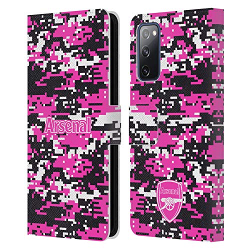 Étui portefeuille Arsenal FC pour Samsung Galaxy S20 FE en cuir rose