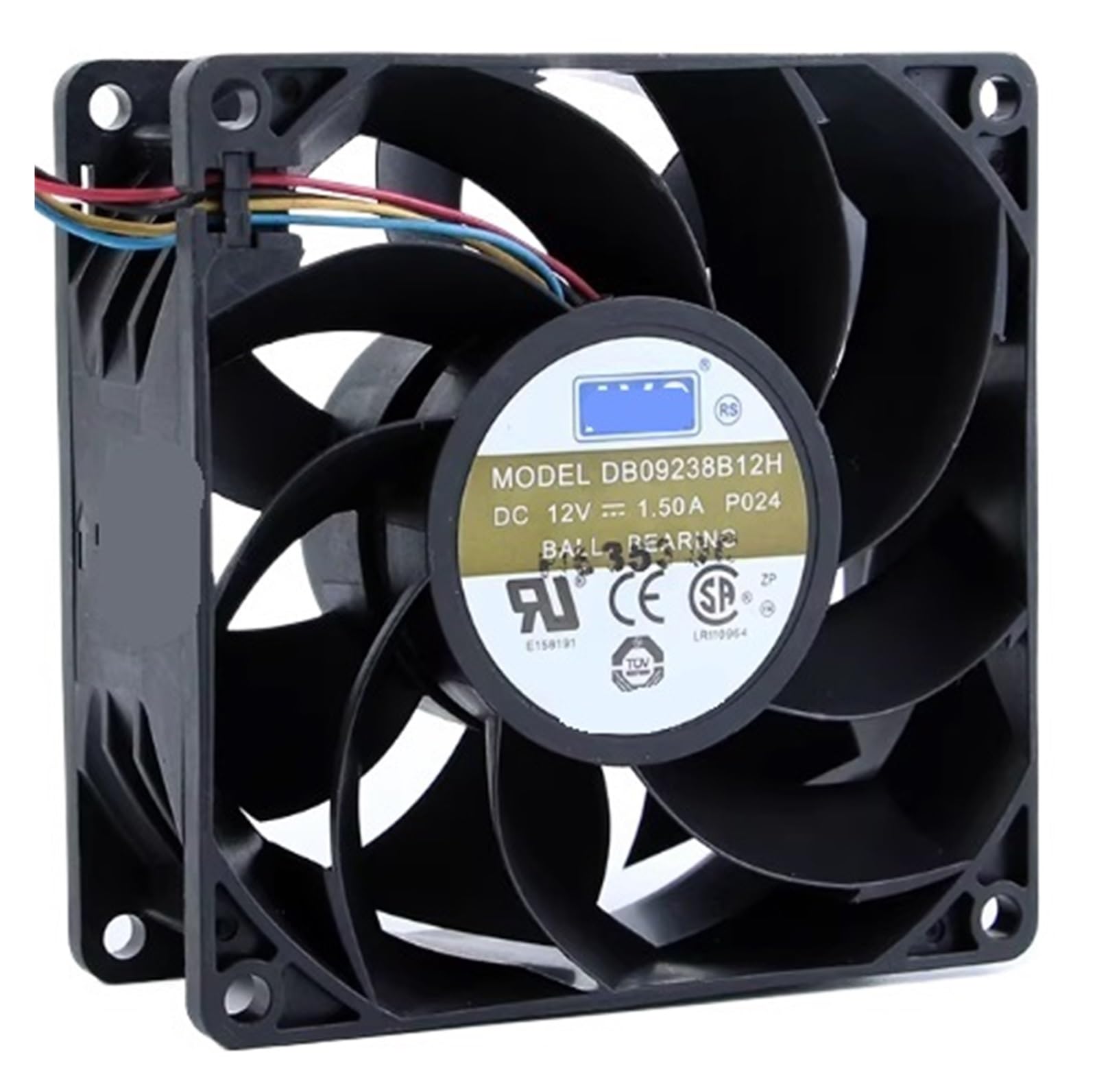 LZIKKGKI DB09238B12H 12V 1.50A 9cm 4-wire Fan