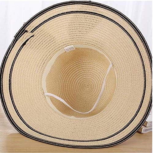 Qoo10] 麦わら帽子レディースビーチビーチトラベル : バッグ・雑貨 レディースファッションボウサンハットビーチサンビーチハット (色 : 01)