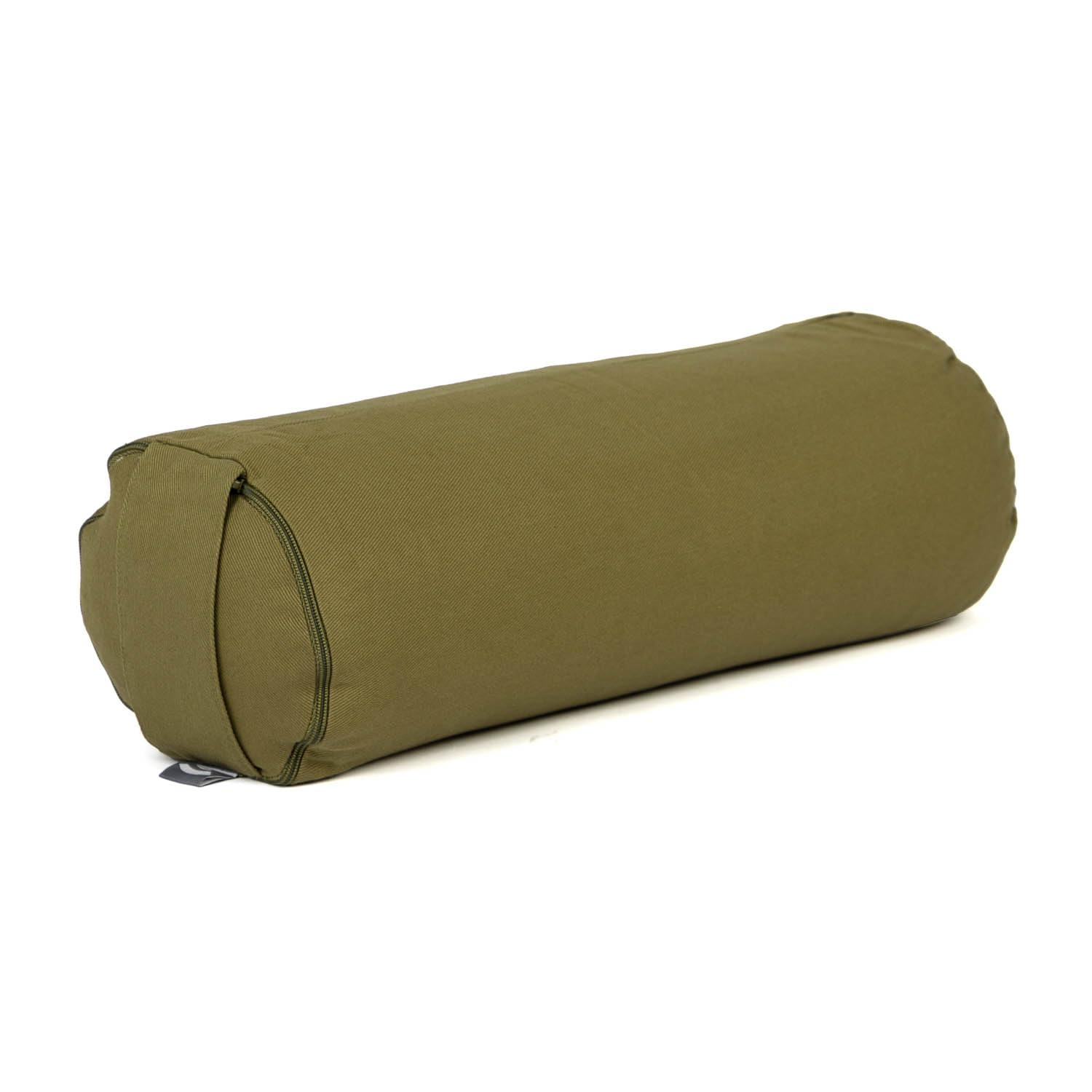 Bodhi Yoga Bolster ø 23 cm | Maharaja Collectie | Afneembare en wasbare hoes van 100% katoen | Yogarol met bio-speltvulling | Yogakussen voor herstellende en yin yoga (Mandala/Blauw