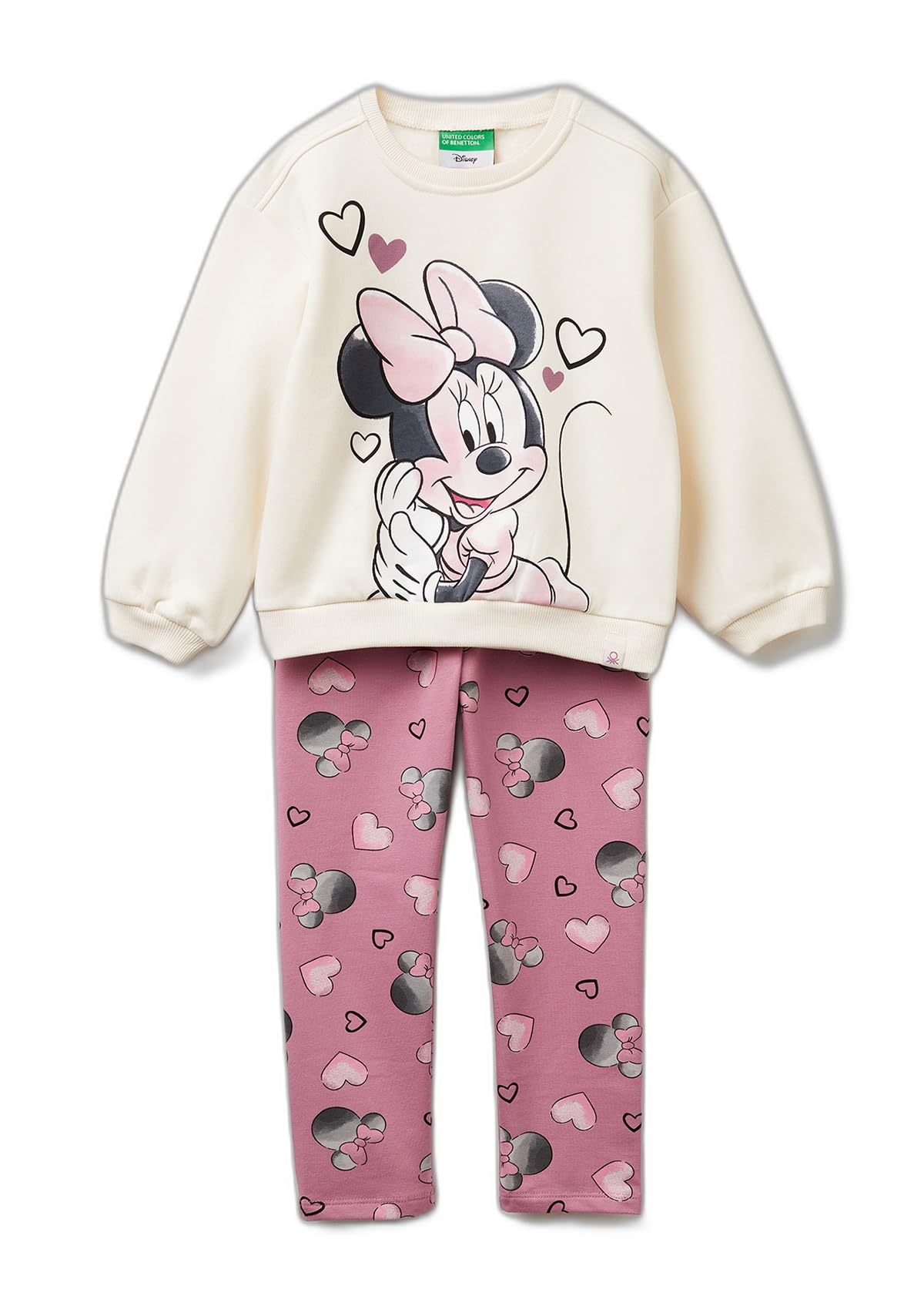 Benetton Comp 3lejgk00t pantalón unisex niños de punto cómodo para diario 4