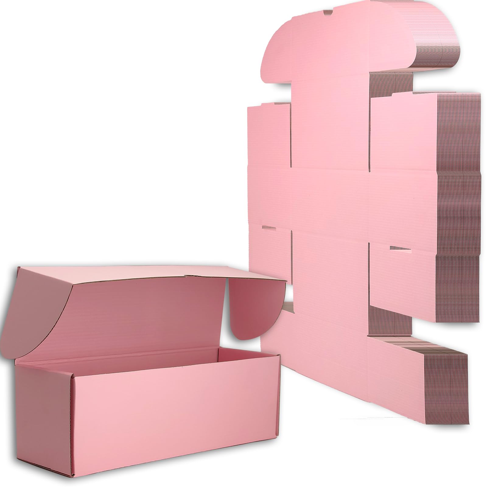 Cenoid Medium Postal Boxes, 30x10x10cm Pink Postage Parcel Shipping Cardboard Boxes for Posting Shipping Delivery Packaging boxes for Small Business (Pack of 25)