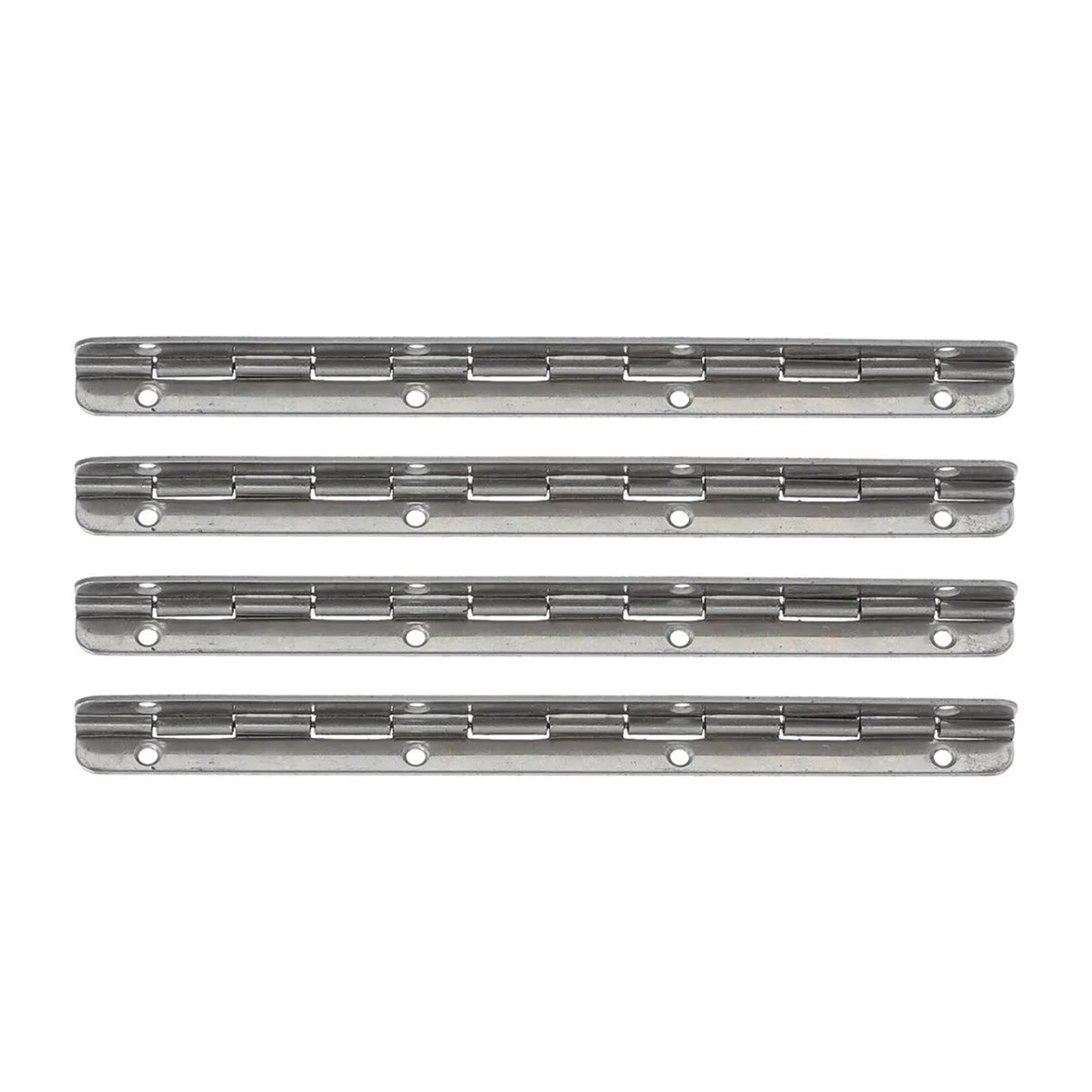 4Pcs Heavy Duty Stainless Steel Piano Hinges Box Polished Smooth Operation Jewelry Wood Crafting Hardware for Pianos