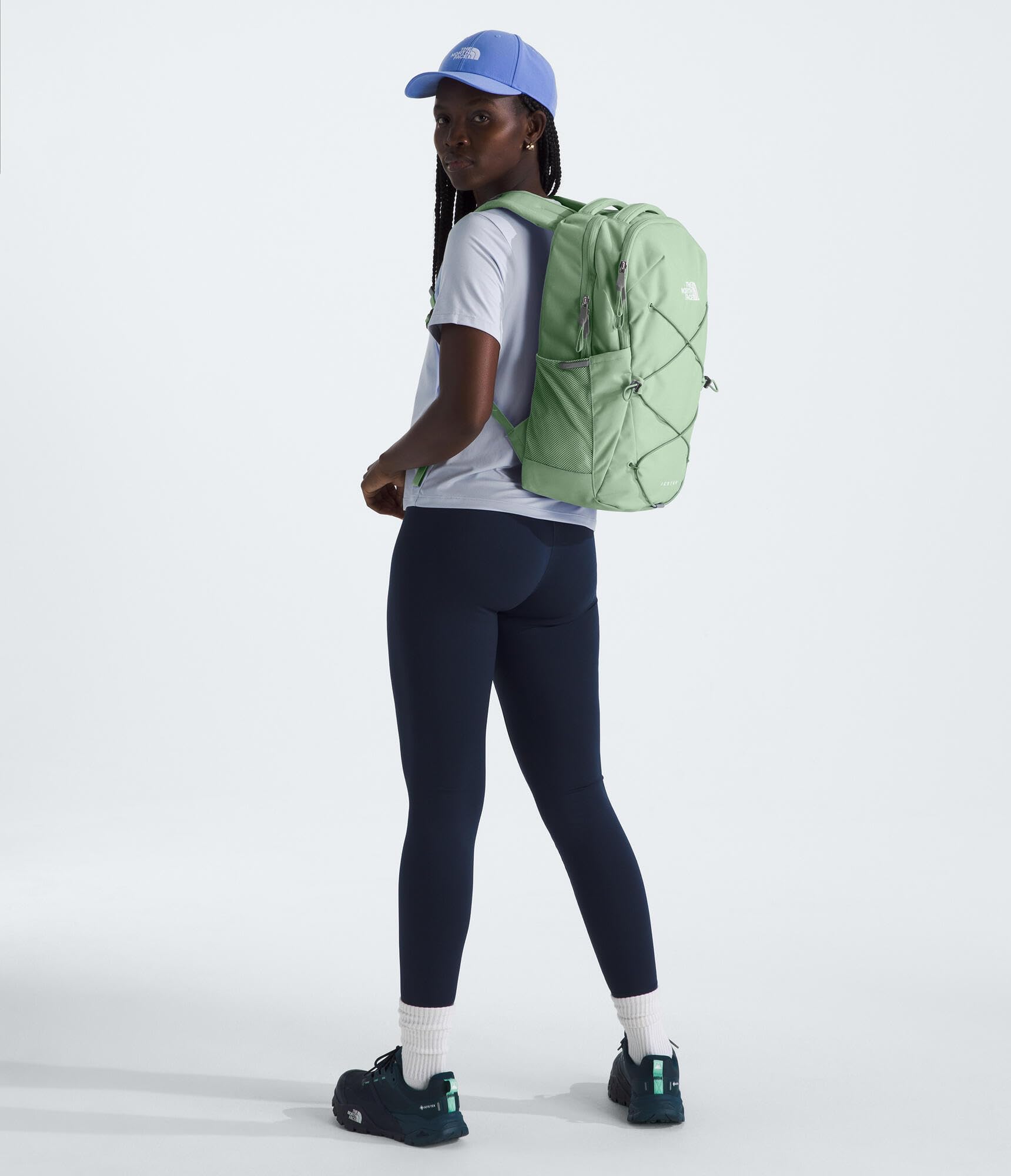 The North Face Women's Jester Everyday Laptop Backpack - Commuter Travel Bag, Laptop Sleeve, Water-Repellent, Misty Sage-NPF, One Size