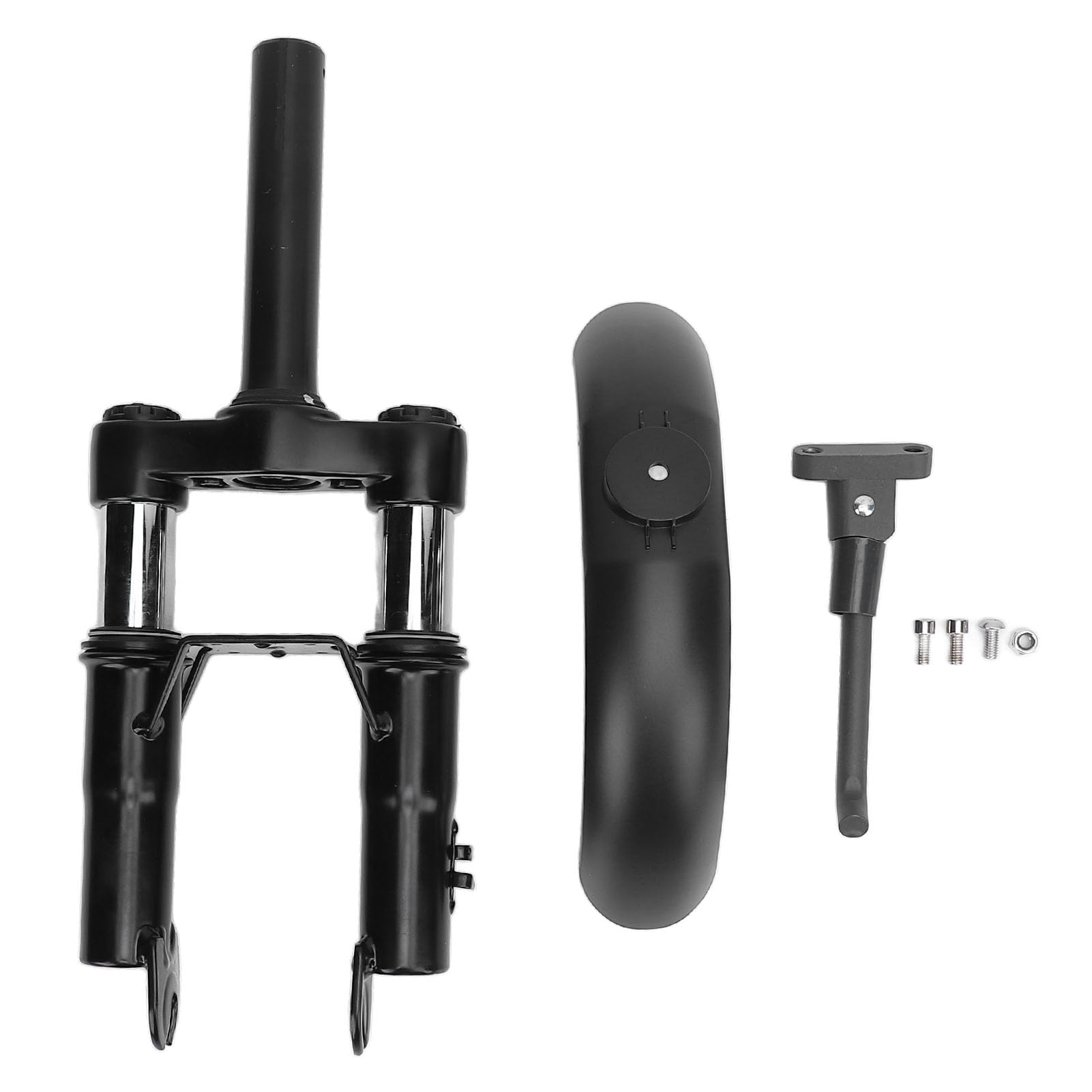 MechKit Electric Scooter Front Suspension Kit for M365 Pro Pro2 1S, Electric Scooter Shock Absorption Front Suspension Fork Parking Stand Mudguard Kit