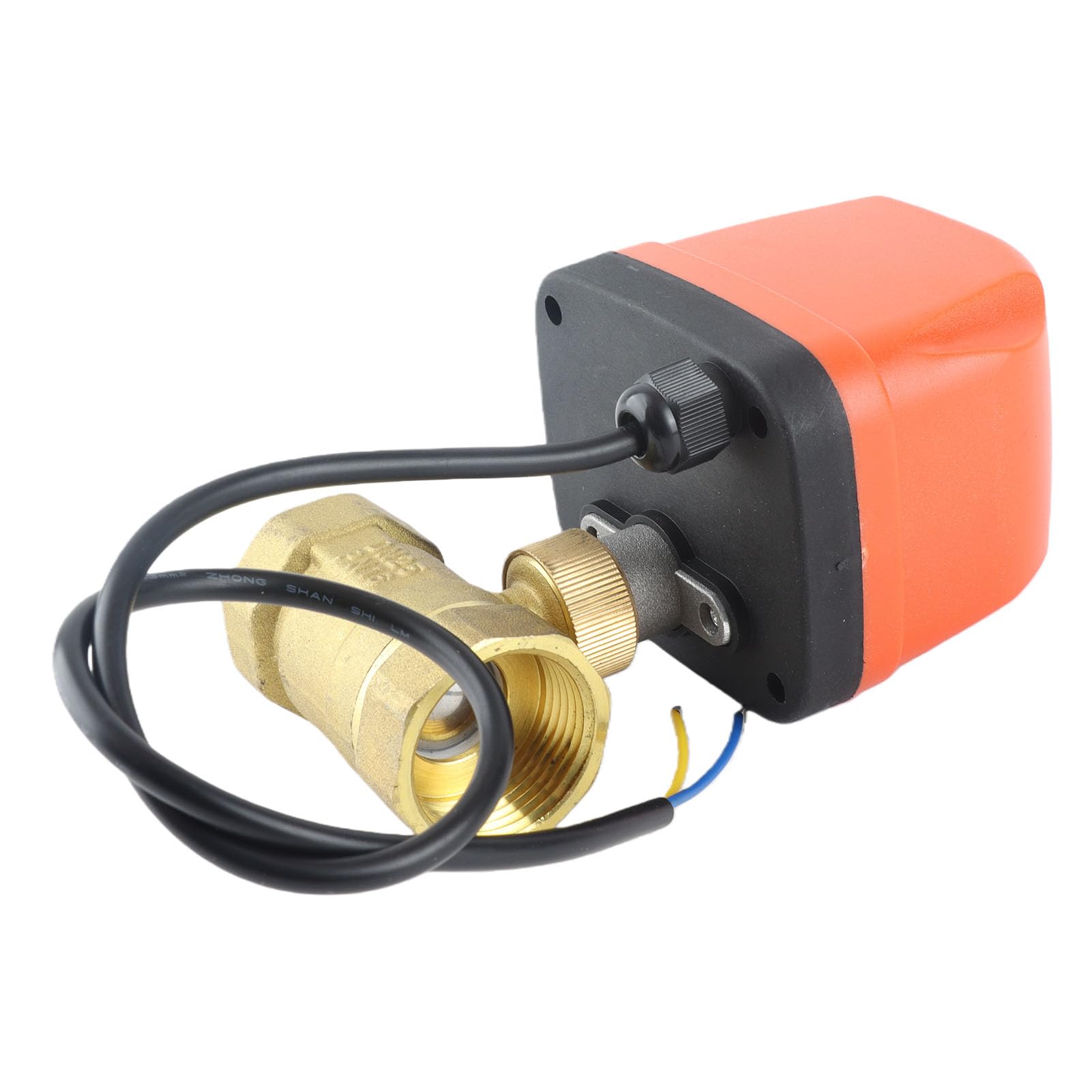 Acouto Válvula de Bola Eléctrica de 2 Vías Latón DN25 DC12/24V Motorizada