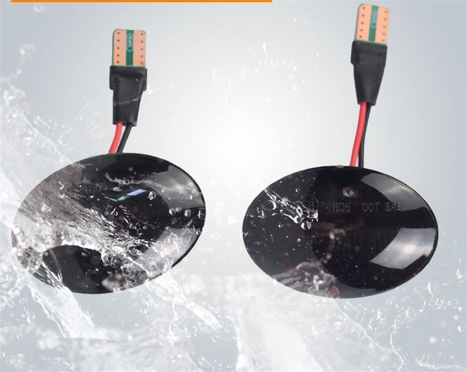 2 Pezzi Luci di Posizione Laterali per Auto Indicatori di Direzione A LED Lampade Dinamiche T10 per Lancia per Lybra 1999-2005 per Ypsilon 2003-2011 Luci Parafango Auto Indicatori di Direzione