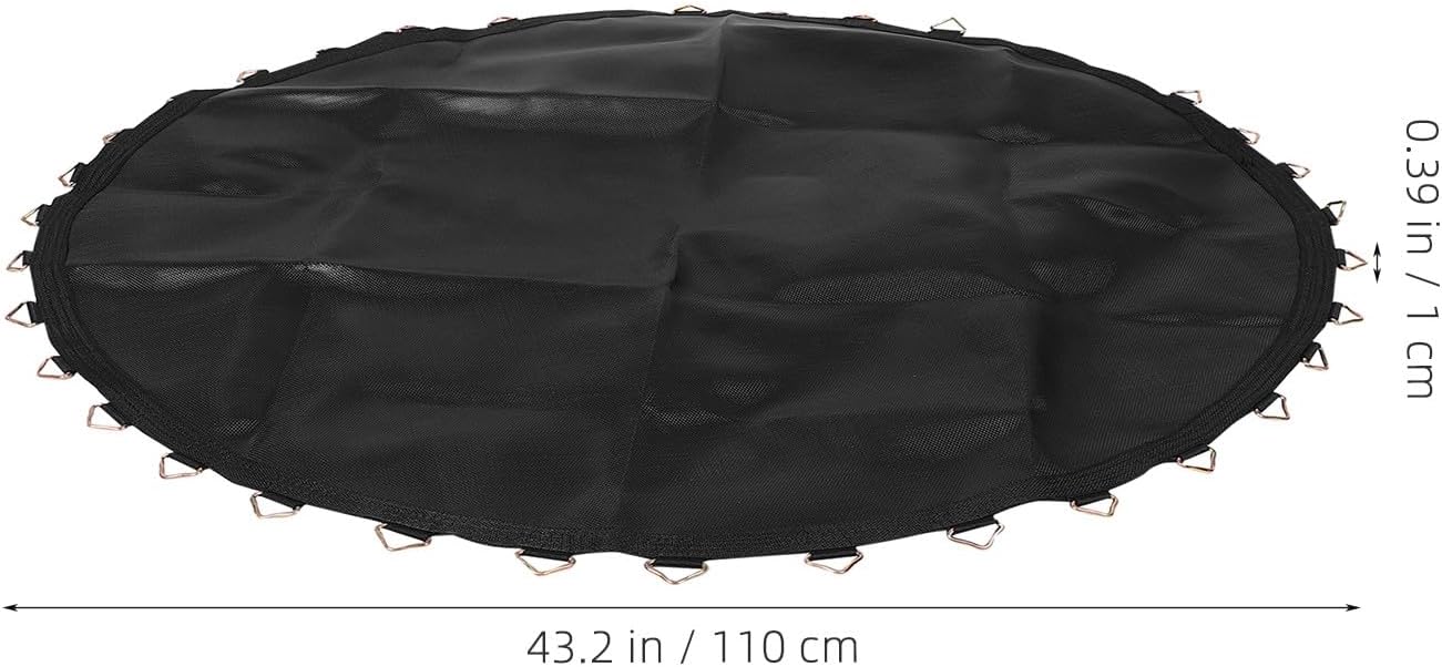 2pcs Replacement Trampoline Mat - Round Jumping Mat Fits 4Ft Frame - Heavy Duty UV-Resistant Trampoline Pad with High Elasticity, 36 V-Rings