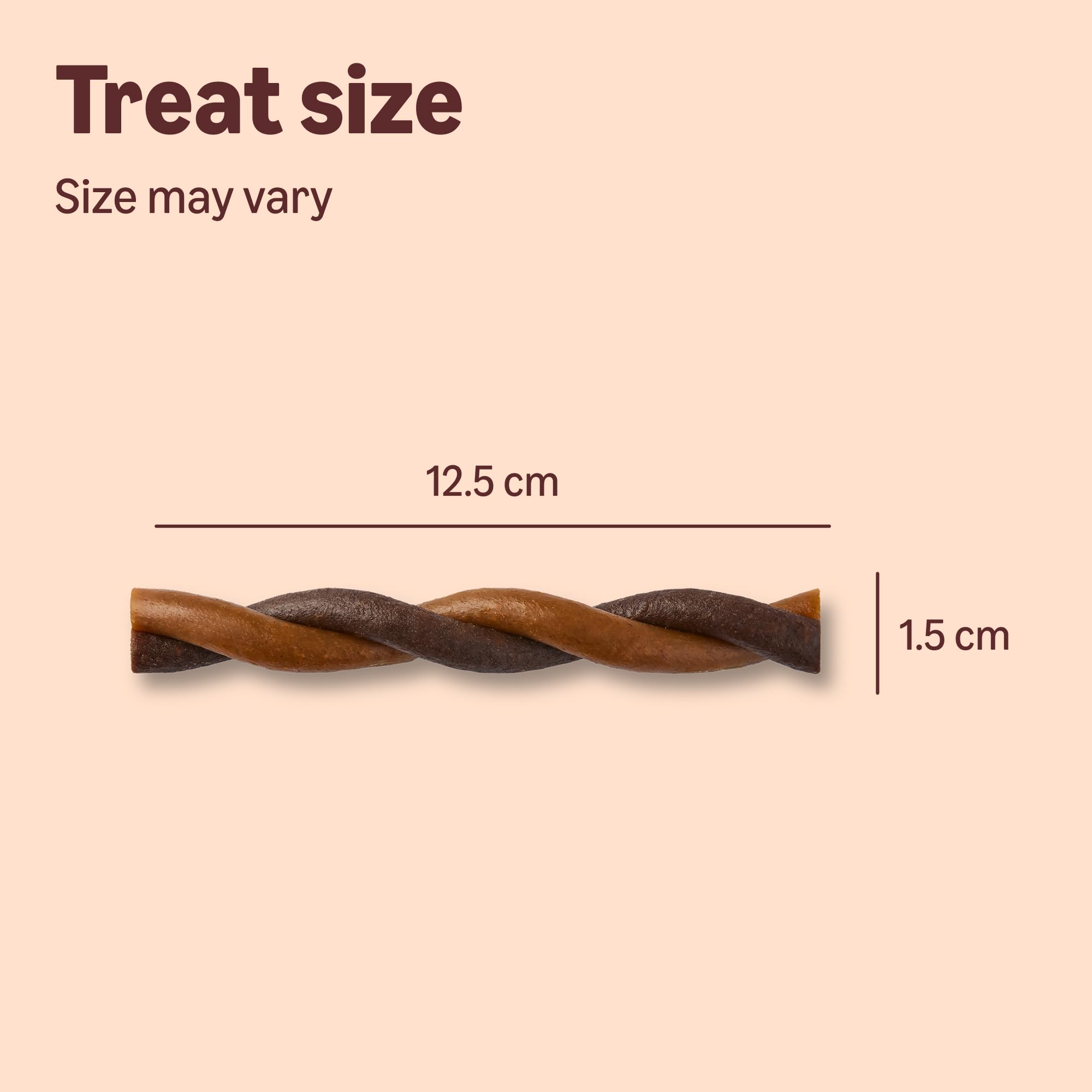 by Amazon Dog Treats - Twist Sticks with Poultry and Game, 100g