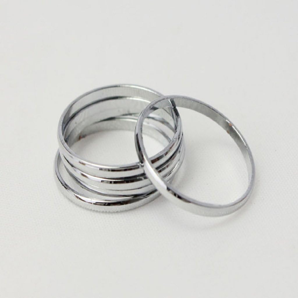 wy 2014 Susenstore 5pcs Urban Silver Stack Plain Cute Above Knuckle Ring Band Midi Ring Set