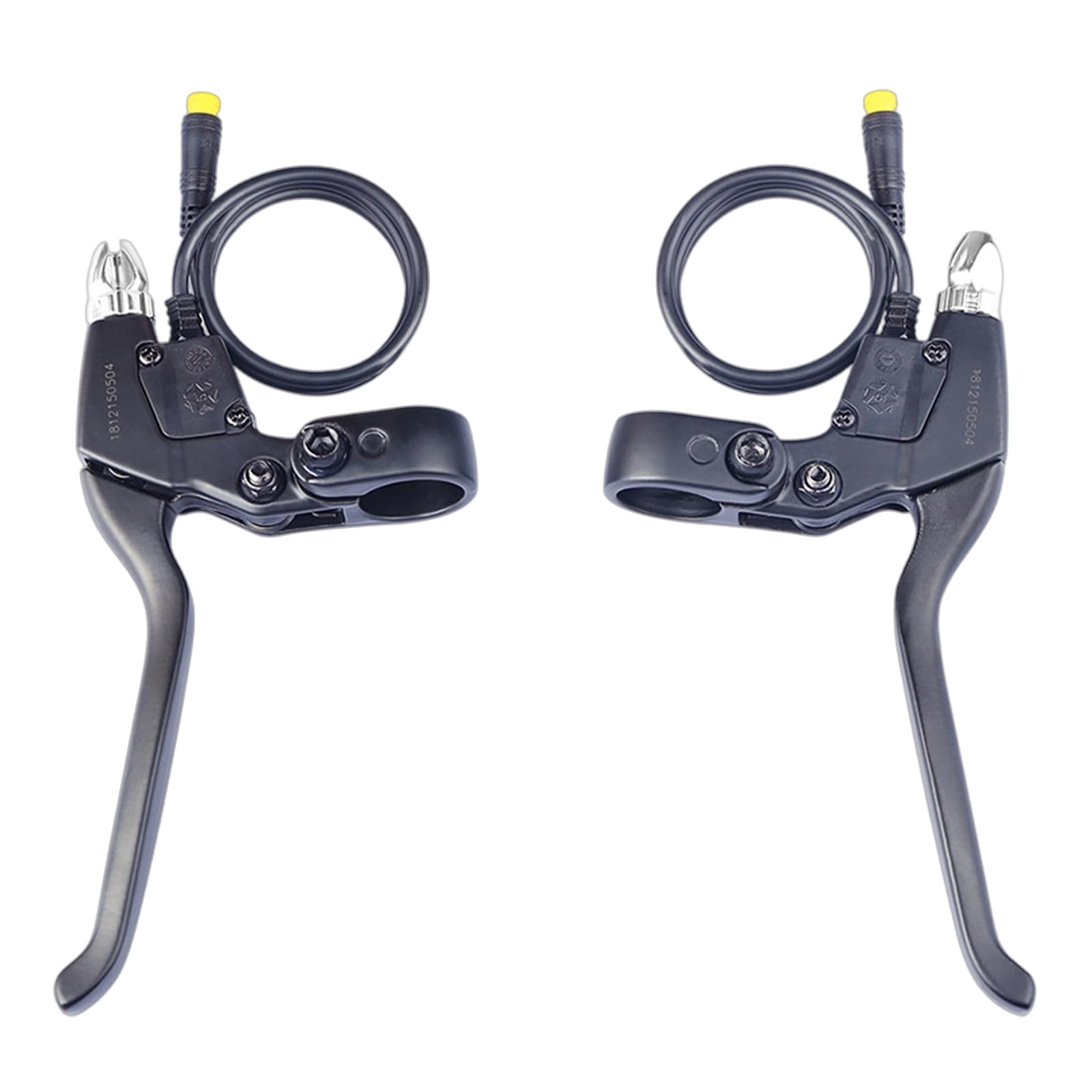 JIAPIKA 2Pack Durability Aluminum Brake Handle High Sensitivity Brake Levers for Electric Bicycles Upgraded High Sensitivity Levers