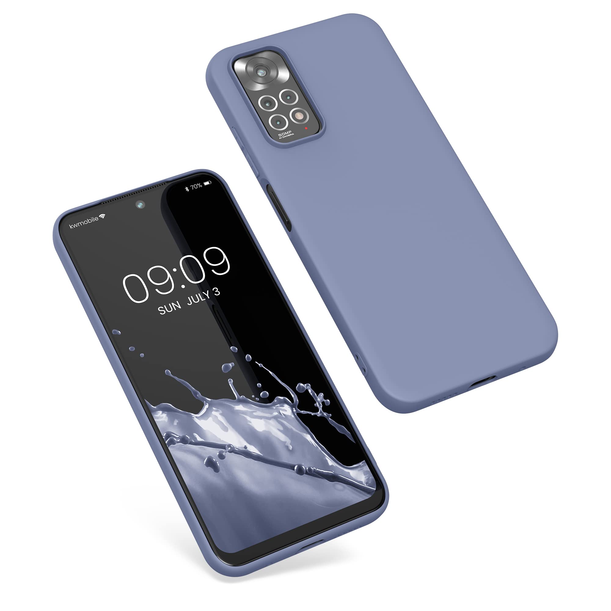 Custodia Morbida In Silicone TPU Per Xiaomi Redmi Note 11 4G / Note 11S – Antiurto E Leggera, Colore Blu Scuro
