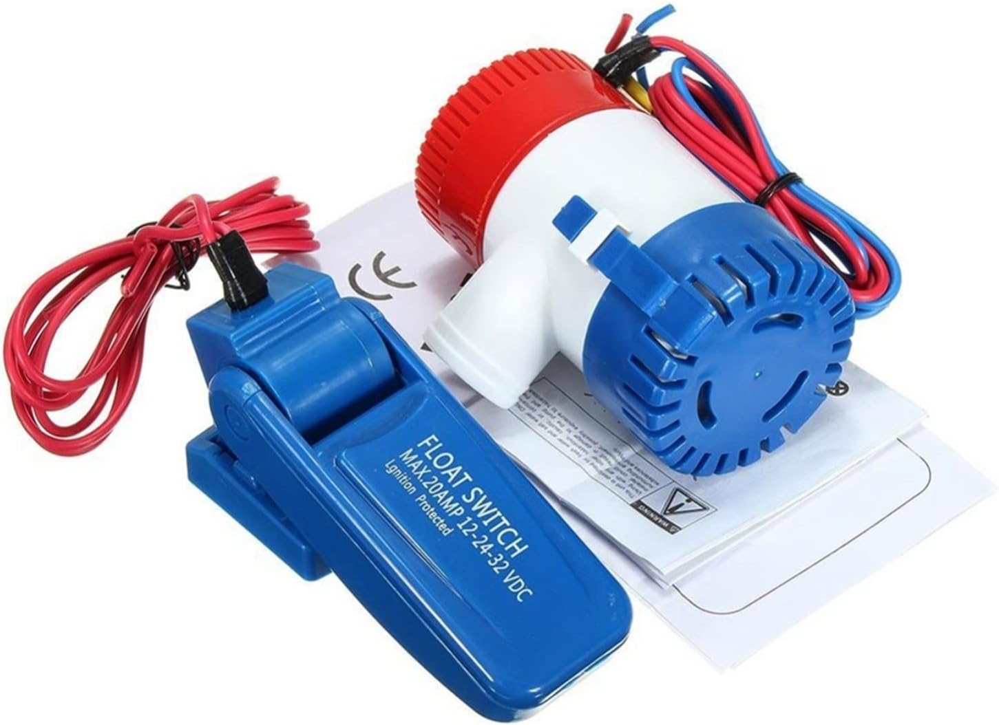 Mini Submersible Portable Electric Water Pump 1100GPH 12V Electric Marine Submersible Bilge Sump Water Pump With Switch