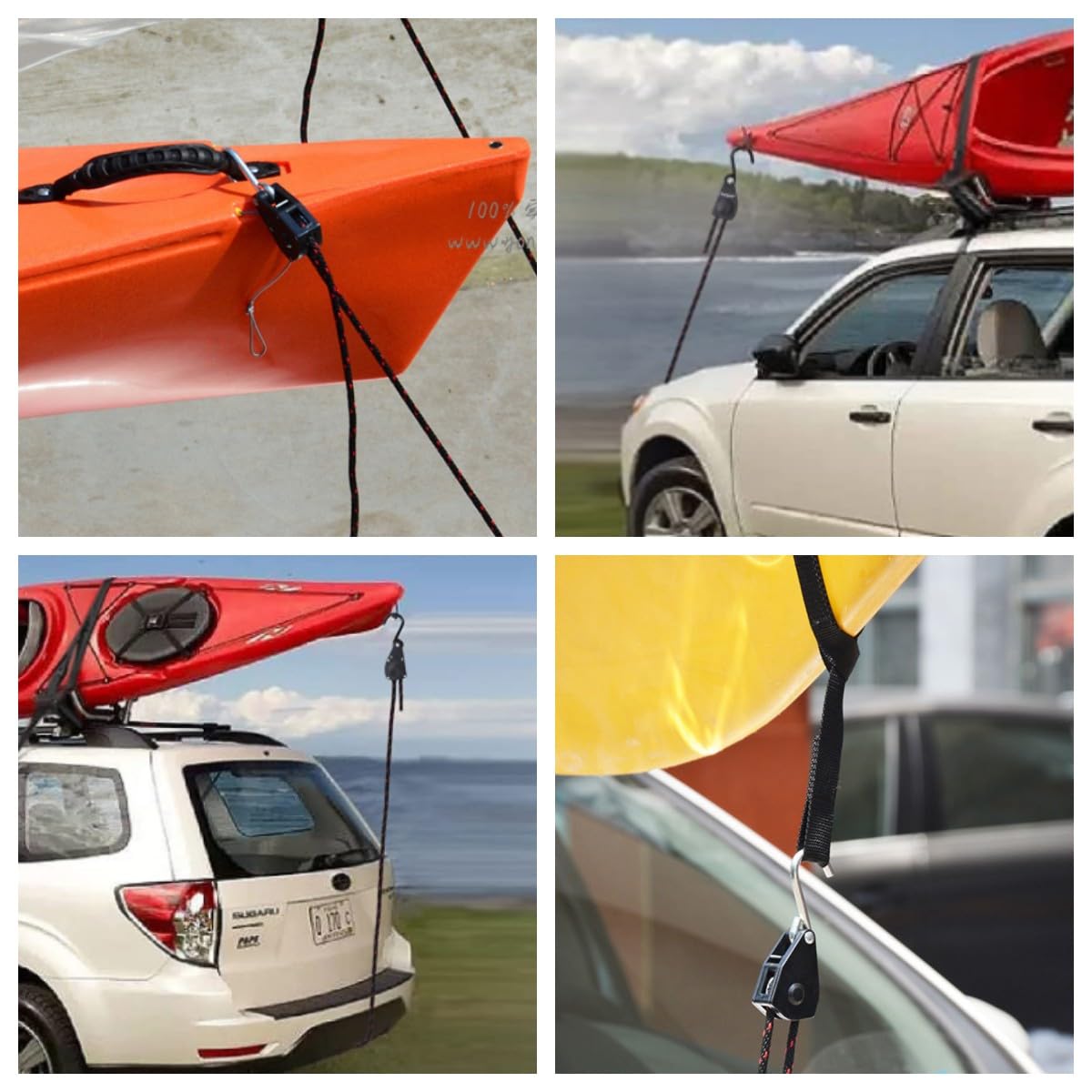 Canoe Tie Down Straps Kayak Tie Down Straps Canoe Bow And Stern