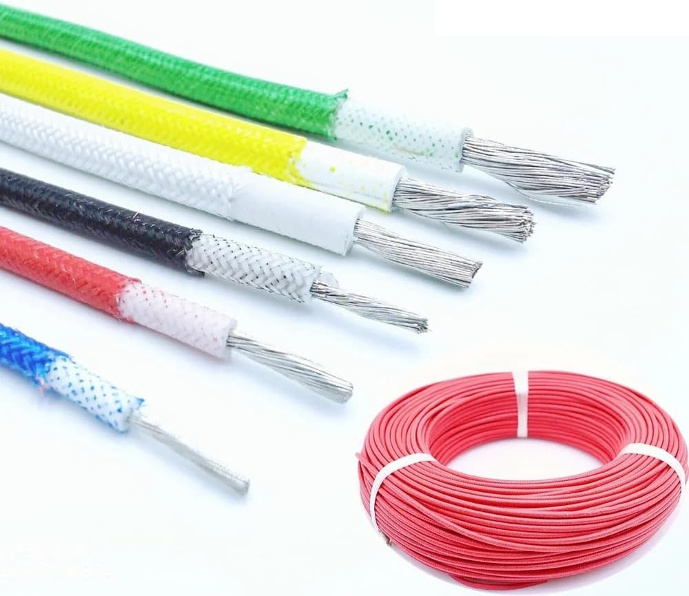 自動ペットフィーダー（犬猫用）- 大容量モデル 耐熱300&deg;Cガラス繊維編組高温シリコン電線およびケーブル22AWG 0.3mm2-