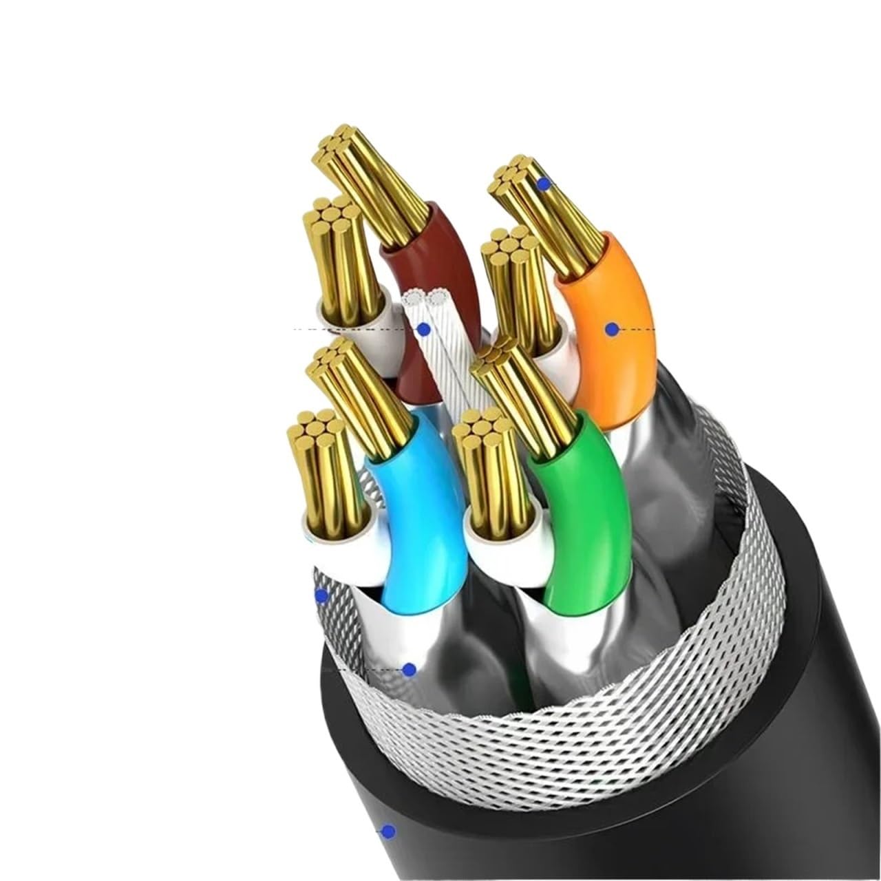 Connecteur M12 mâle femelle vers RJ45 résistant aux interférences CAT6 100CM
