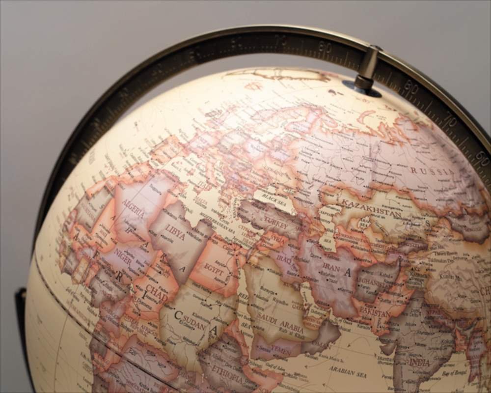 0341 レイメイ藤井 ライティング式 インテリア地球儀 OYV380