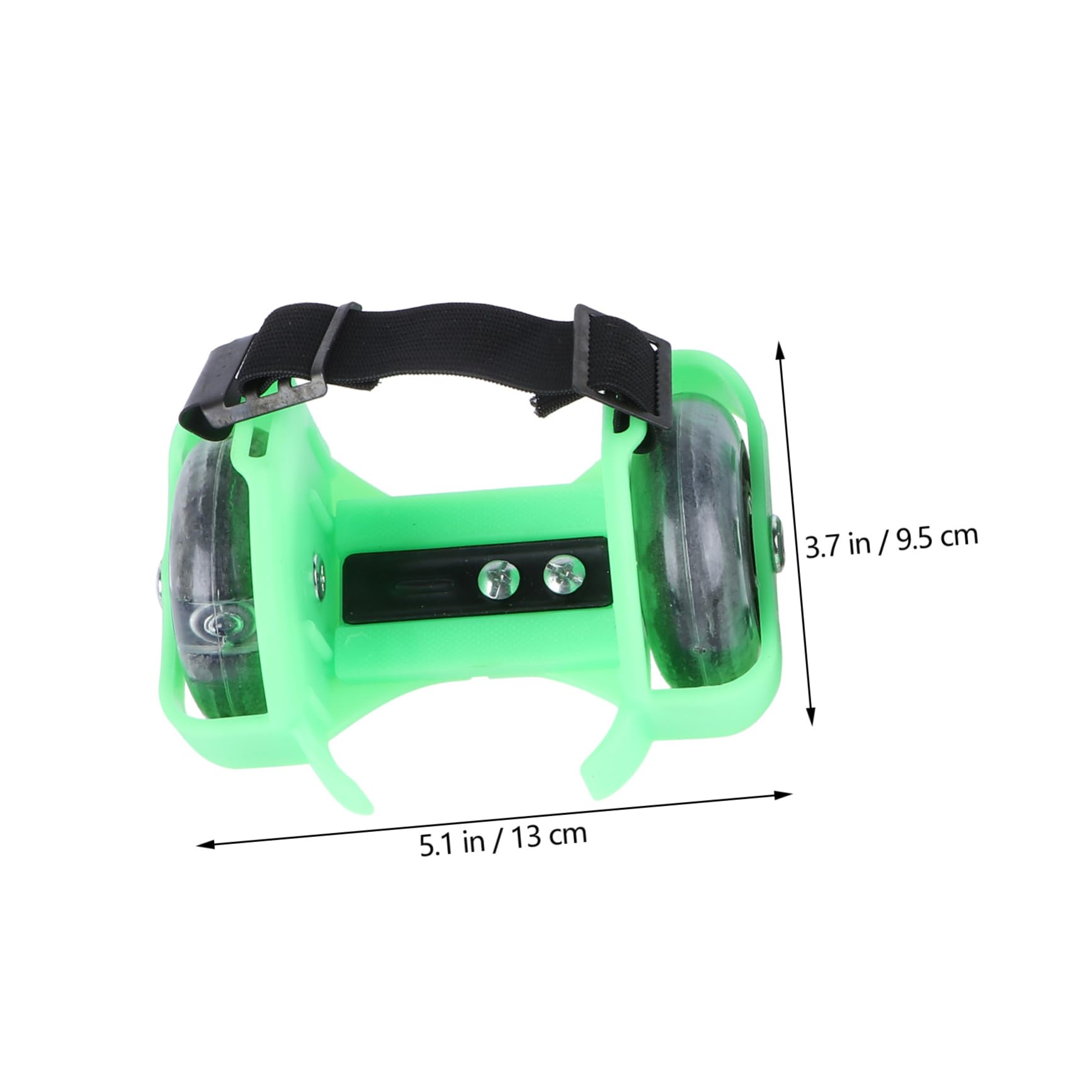 Happyyami Boys and Girls Flash Roller Skates 1 Pair Boys and Girls Adjustable Outdoor Sports Shoes Glow-in-The-Dark Safe Comfortable