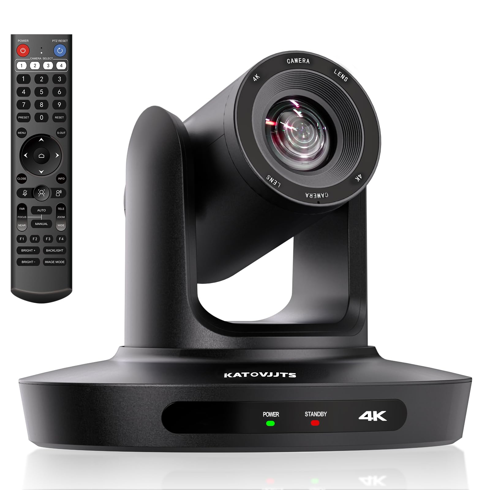 PTZ Camera 4K UHD with 10X Optical Zoom,Video Conference Room Camera,Live Streaming for Church Worship,USB HDMI IP POE Work with Vmix,Zoom,OBS,YouTube,Facebook Livestream