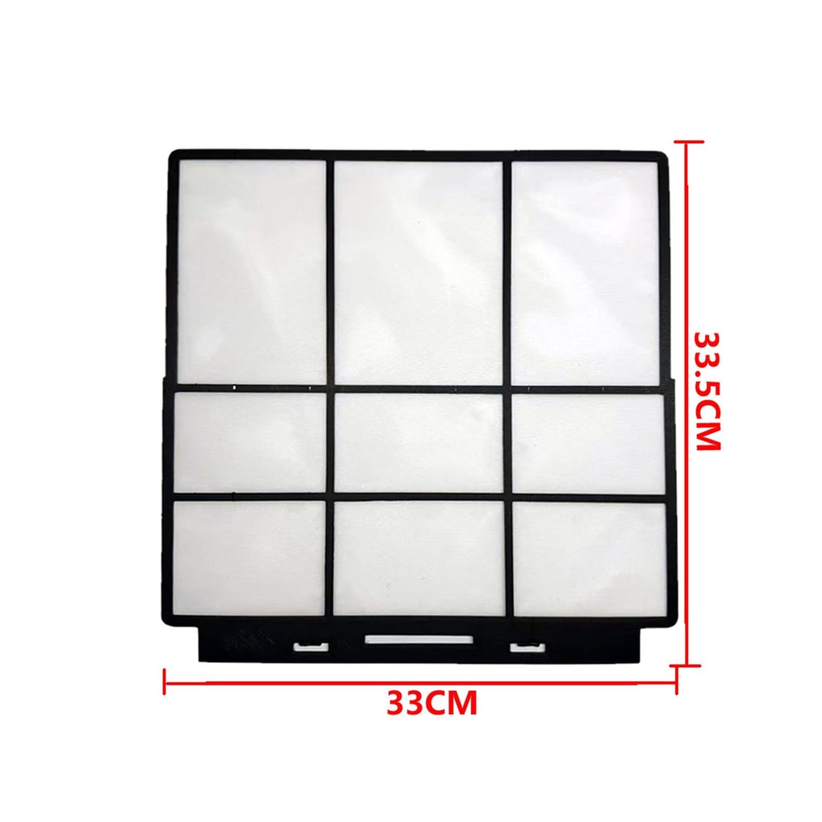 Compatible Con Panasonic, Compatible Con National, 33X33,5 Cm CWD00144, Filtro De Aire Acondicionado, Pantalla Antipolvo Tipo Derramado