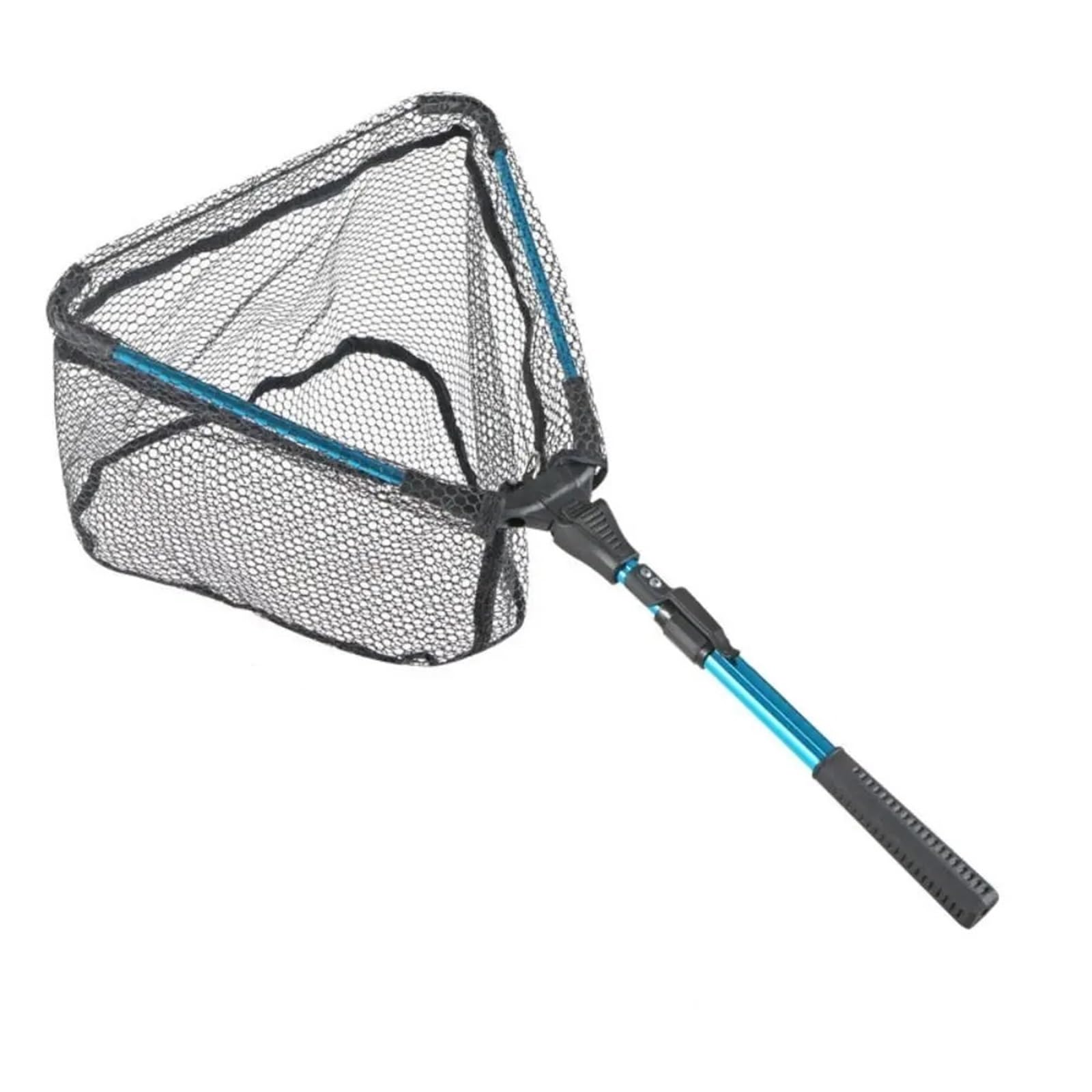 Pieghevole Rete Da Pesca Anti-Hanging Triangolo Mano Copia Net Retrattile Accessori Da Pesca Borsa In Silicone