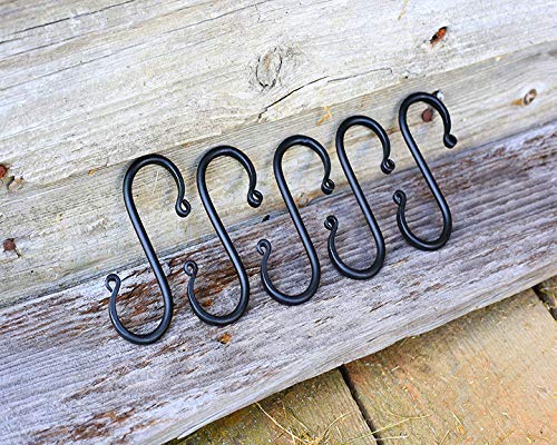 Wrought Iron S Hooks for Hanging- 5 -