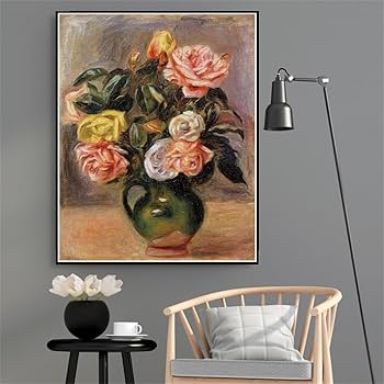 Amazon | バラの花束 ﹣ ピエール・オーギュスト・ルノワール Diy