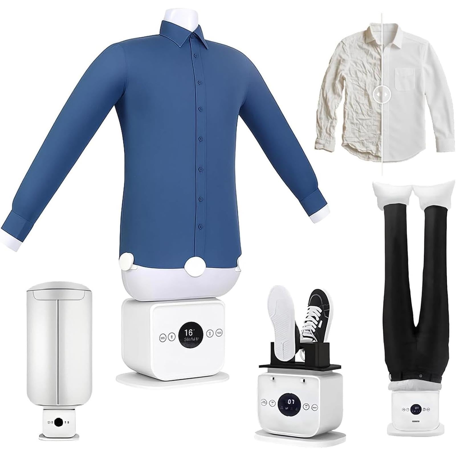 Stiratrice automatica 2 in 1, per camicie, magliette e pantaloni