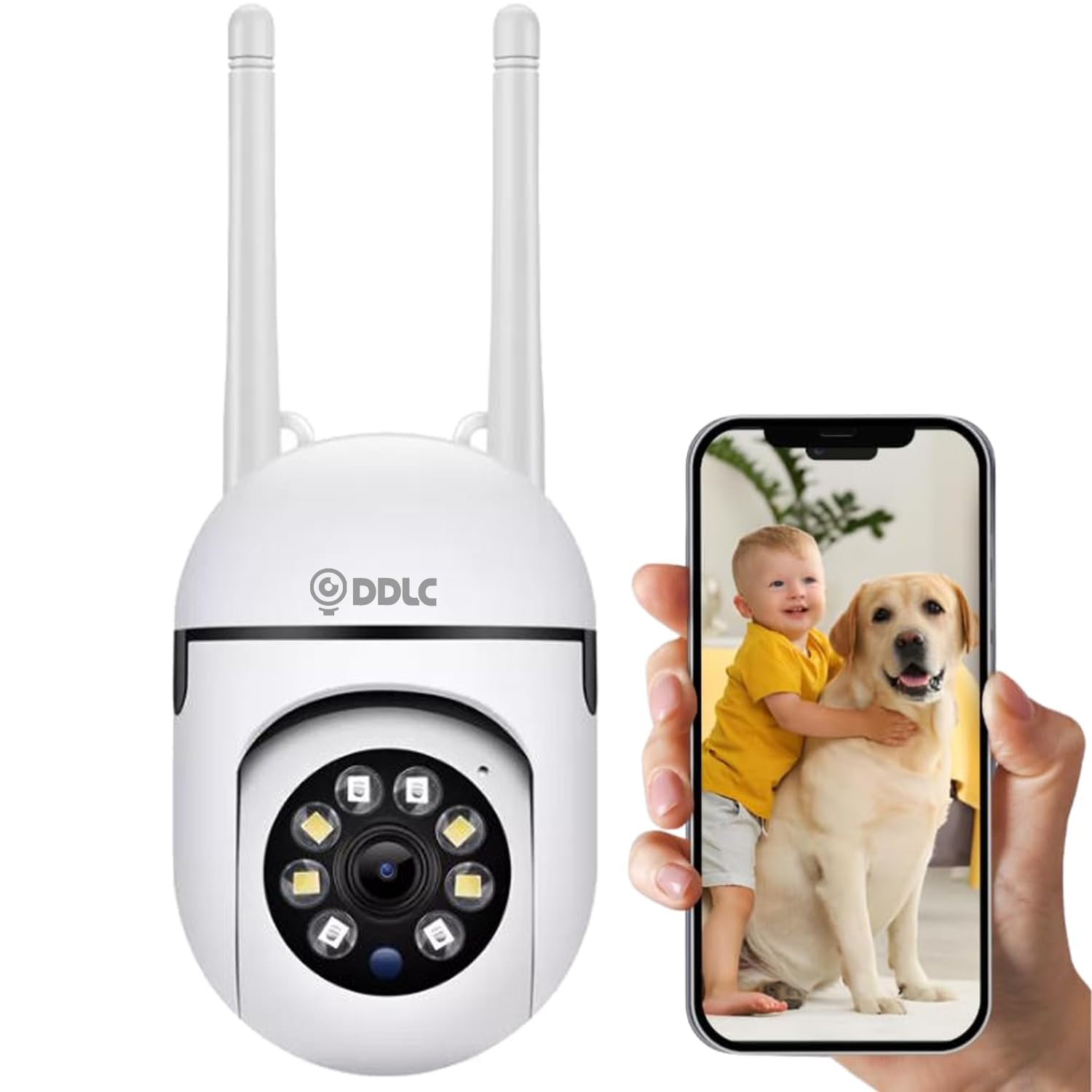 DDLC 1080p V380 Pro App 360 Degree Watch Live Streaming | Smart Wi-fi Wireless IP CCTV Security Camera Light Vision, Remote Indoor Mini Dome PTZ Camera (Mini PTZ)-image-21