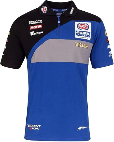 MotoCircuitPartes Camiseta de Paddock pitlain Ropa de Equipo de competicion  de Motos Yamaha (L Polo) : Amazon.es: Coche y moto