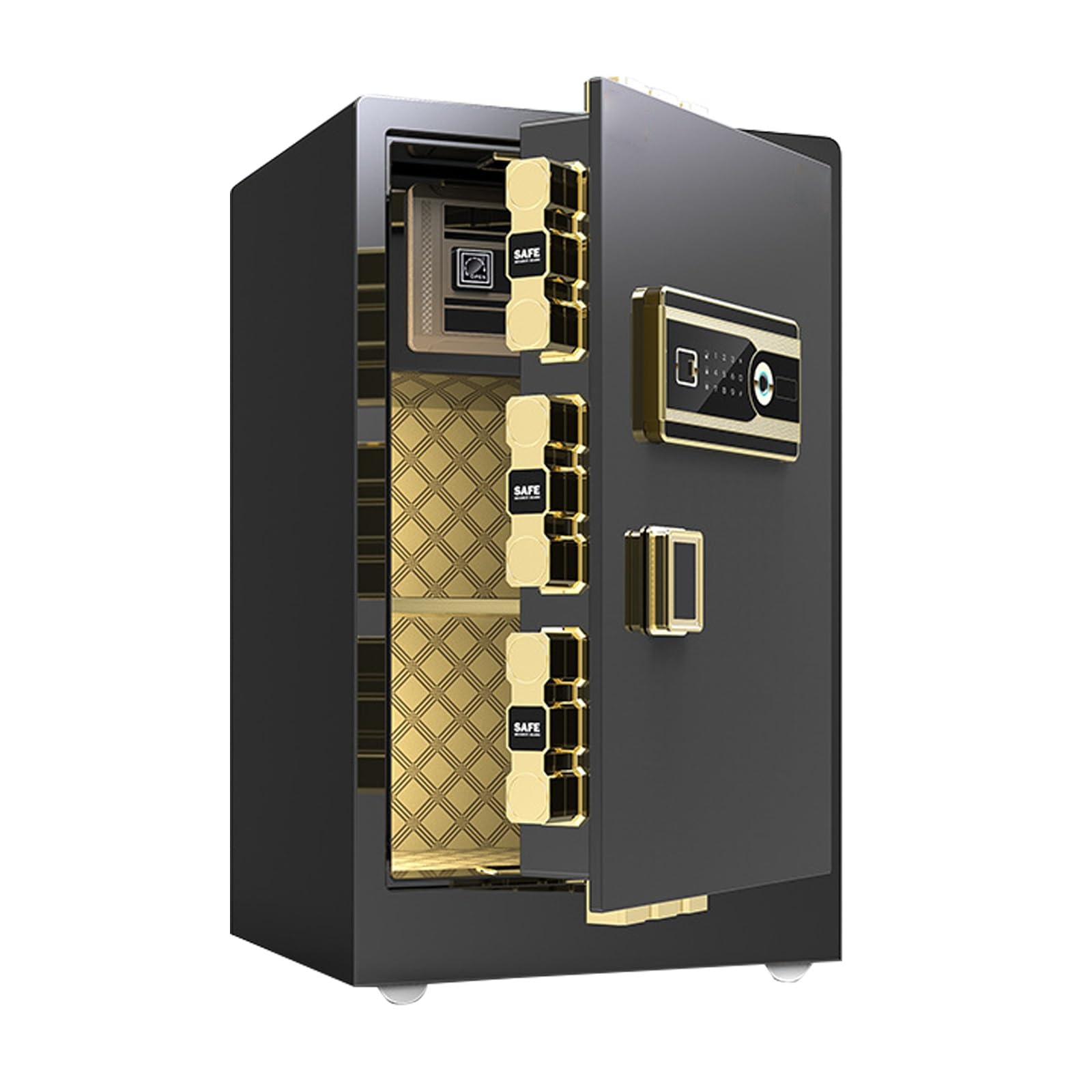 IEOWY Biometric Safe - Fireproof Digital Security Box for Home, Office, Documents, Jewelry, Money, Guns, and Ammunition