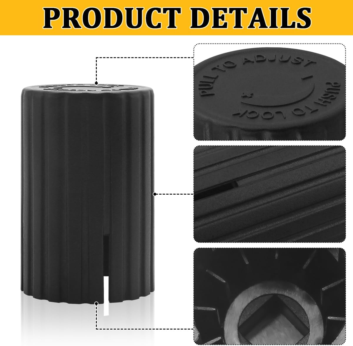 1pcs Air Compressor Regulator A18635 Knob Plastic Replacement for Dewalt Air Compressor D55146