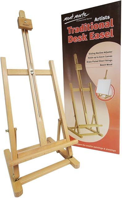 Mont Marte Traditional Desk Easel, Perfect for use for painting or display purposes.