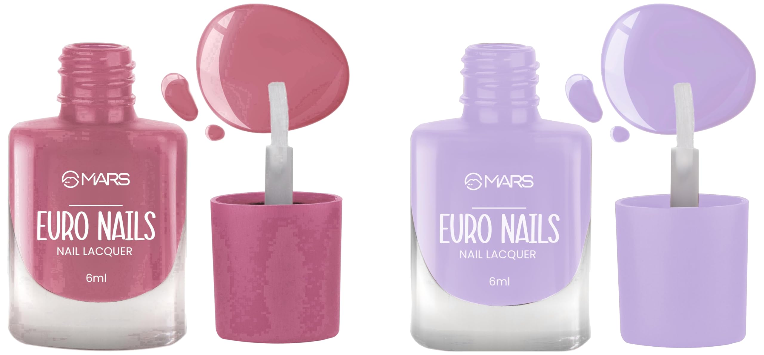 MARS EURO Nail Lacquer | Glossy Gel Finish | Rich Pigmentation | Chip Free | Quick Drying Formula | Long Lasting Nail Polish for Women | (6.0 ml) (Shade-02) EURO Nail Lacquer (6.0 ml) (Shade-14)-image-20