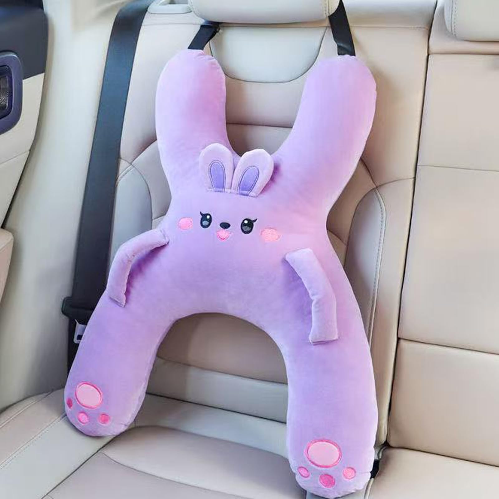 Guanciale da Viaggio Auto per Bambini Supporto Testa Ergonomico, | Cuscino Sedile Macchina Supporto Collo Ergonomico Traspirante Per Viaggi Famiglia Vacanze