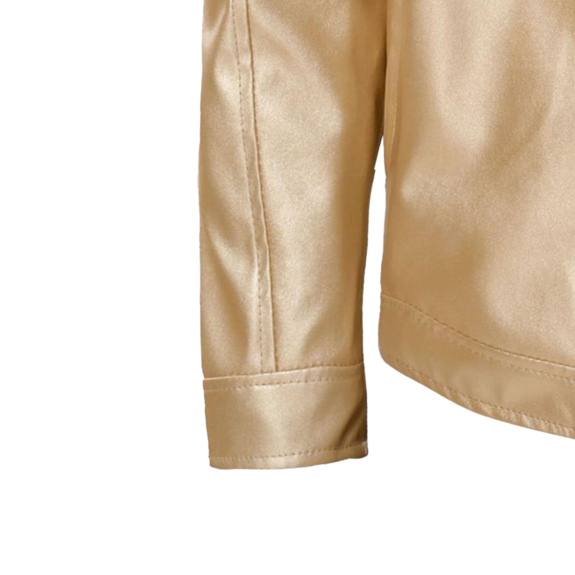 ZDJSWJ Hommes similicuir zippé veste col montant cuir moto veste léger baseball vêtements pu manteau