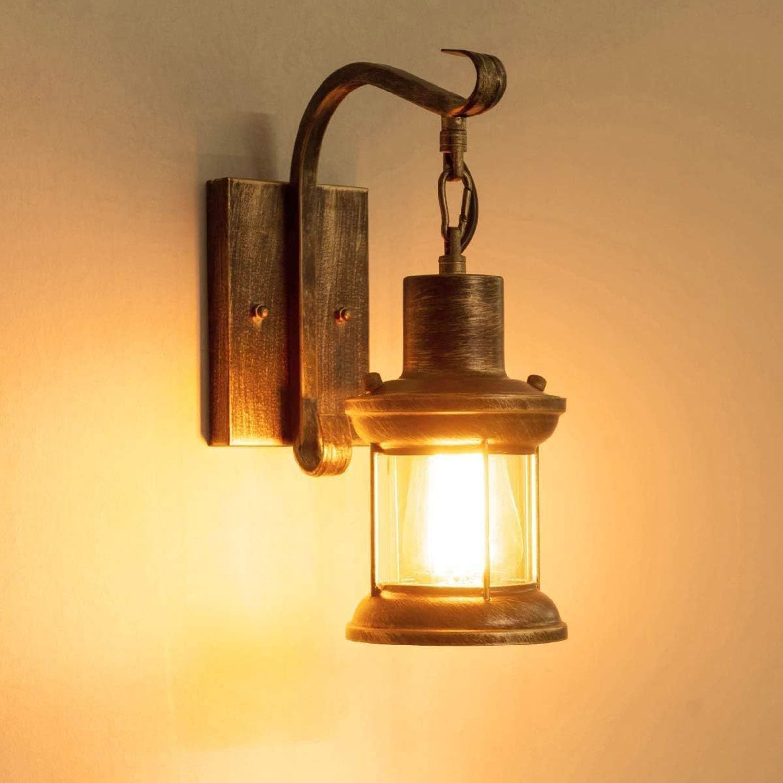SXSCARKX 270° Adjustable Wall Lamp Sconce - USB Port, Dimmer Knob & in-Cord Lighting Fixture