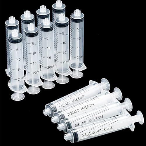 Miniatura 9 de Jeringa de alimentos de punta roma con aguja, jeringas de plástico líquido, pegamento para rellenar resina, paquete de 6 jeringas de 0.7 fl ozcc